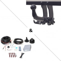 Attelage rotule démontable AUTO-HAK + faisceau Trail-Tec