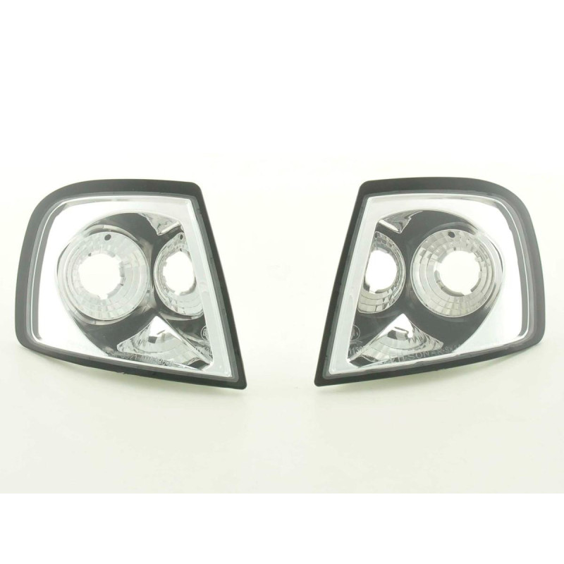 Jeu de clignotants avant Audi A3 type 8L 96-00 chrome Jeu de clignotants avant Audi A3 type 8L 96-00 chrome