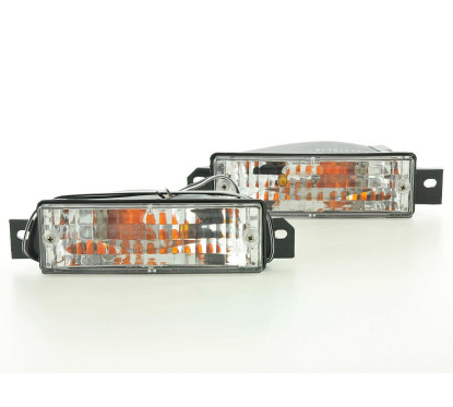 Jeu de clignotants avant BMW 3er (type E30) 88-91 chromé