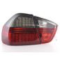 Kit feux arrière à LED BMW Série 3 berline type E90 05-08 noir / rouge