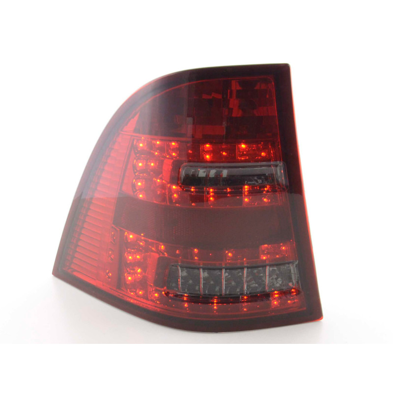 Kit feux arrières LED Mercedes Classe M type W163 98-05 rouge / noir Kit feux arrières LED Mercedes Classe M type W163 98-05 rouge / noir