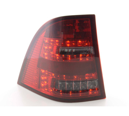 Kit feux arrières LED Mercedes Classe M type W163 98-05 rouge / noir 