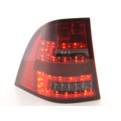 Kit feux arrières LED Mercedes Classe M type W163 98-05 rouge / noir 