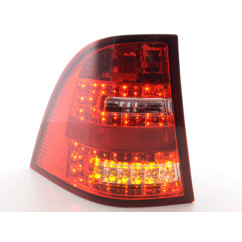 Kit feux arrière à LED Mercedes Classe M type W163 98-05 clair / rouge 