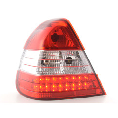Kit feux arrière à LED Mercedes Classe C type W202 96-00 clair / rouge 