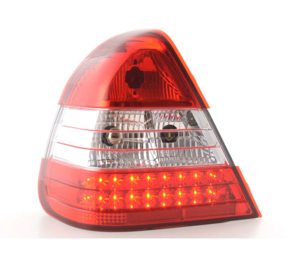 Kit feux arrière à LED Mercedes Classe C type W202 96-00 clair / rouge 