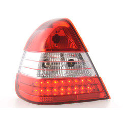 Kit feux arrière à LED Mercedes Classe C type W202 96-00 clair / rouge