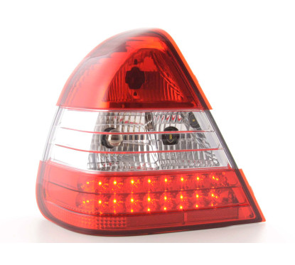 Kit feux arrière à LED Mercedes Classe C type W202 96-00 clair / rouge