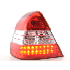 Kit feux arrière à LED Mercedes Classe C type W202 96-00 clair / rouge 