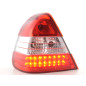 Kit feux arrière à LED Mercedes Classe C type W202 96-00 clair / rouge