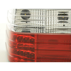 Kit feux arrières LED Mercedes Classe E berline W124 85-96 clair / rouge 