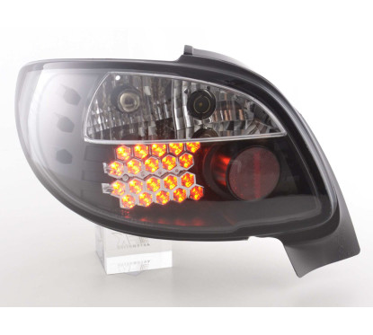 Kit feux arrières LED Peugeot 206 CC Cabrio 98-05 noir 