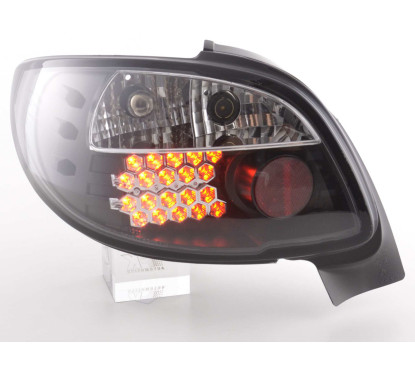 Kit feux arrières LED Peugeot 206 CC Cabrio 98-05 noir