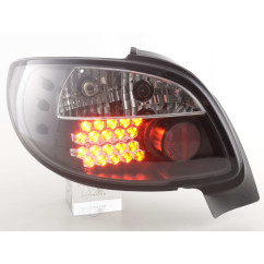 Kit feux arrières LED Peugeot 206 CC Cabrio 98-05 noir 