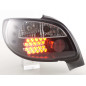 Kit feux arrières LED Peugeot 206 CC Cabrio 98-05 noir Kit feux arrières LED Peugeot 206 CC Cabrio 98-05 noir