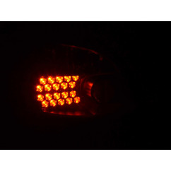 Kit feux arrières LED Peugeot 206 CC Cabrio 98-05 noir 