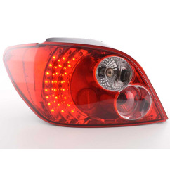 Kit feux arrières à LED Peugeot 307 hayon 01-04 clair / rouge 