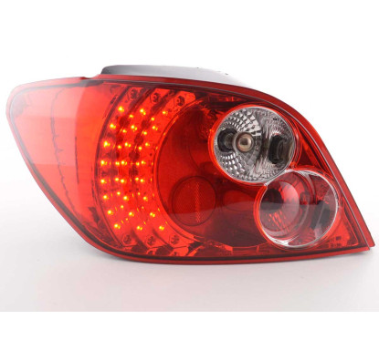 Kit feux arrières à LED Peugeot 307 hayon 01-04 clair / rouge 