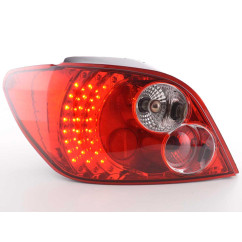 Kit feux arrières à LED Peugeot 307 hayon 01-04 clair / rouge