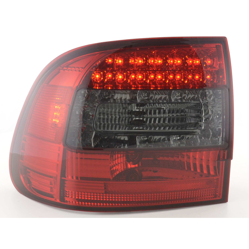 Kit feux arrière LED Porsche Cayenne type 955 02-06 rouge / noir Kit feux arrière LED Porsche Cayenne type 955 02-06 rouge / noir