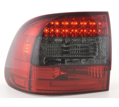 Kit feux arrière LED Porsche Cayenne type 955 02-06 rouge / noir 