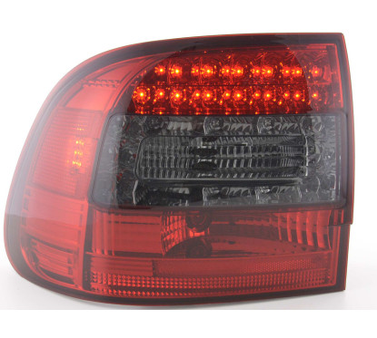 Kit feux arrière LED Porsche Cayenne type 955 02-06 rouge / noir