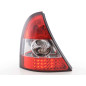 Kit feux arrières LED Renault Clio type B 01-04 clair / rouge