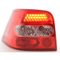 Kit feux arrières LED VW Golf 4 type 1J 98-02 clair / rouge Kit feux arrières LED VW Golf 4 type 1J 98-02 clair / rouge