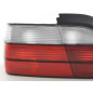 Jeu de feux arrière BMW Série 3 Coupé type E36 91-98 rouge/blanc