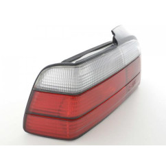 Kit feux arrière BMW Série 3 Coupé type E36 91-98 rouge / blanc 