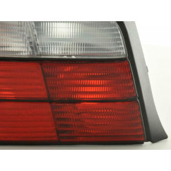 Kit feux arrière BMW Série 3 Limo type E36 91-98 rouge / blanc 