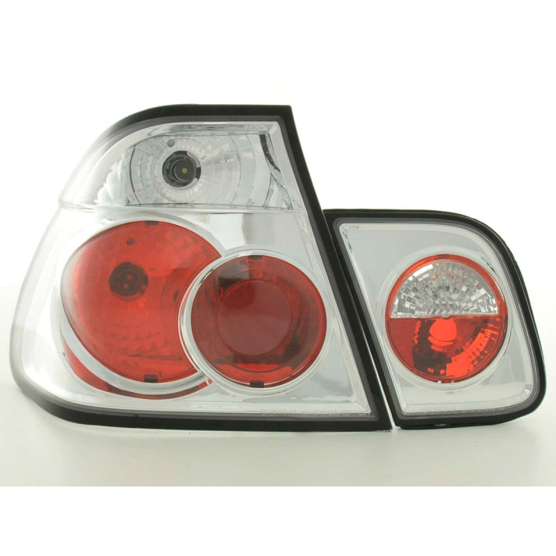 Jeu de feux arrière BMW Série 3 Limo type E46 01-05 chrome Jeu de feux arrière BMW Série 3 Limo type E46 01-05 chrome