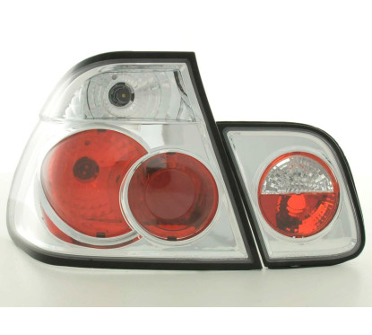 Jeu de feux arrière BMW Série 3 Limo type E46 01-05 chrome 
