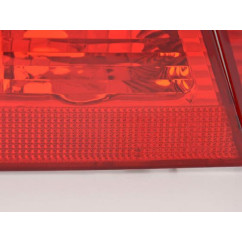 Kit feux arrière BMW Série 3 Limo type E46 01-05 blanc / rouge 