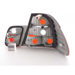 Kit feux arrière BMW Série 3 Limo type E46 01-05 blanc / rouge 