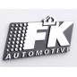 Autocollant chrome autocollant de voiture 3D 3D FK Automotive Logo chrome