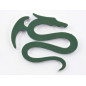 Autocollant chrome 3D Car Logo motif Dragon I 75x62 mm chrome