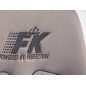 FK siège de sport chaise de bureau pivotante Racecar noir / gris chaise de direction chaise de bureau pivotante