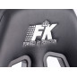 FK siège de sport chaise de bureau pivotante Cyberstar en cuir synthétique noir chaise de bureau pivotante