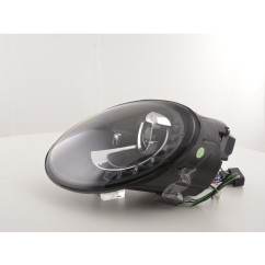 Phare Daylight LED DRL look VW New Beetle 2006-2012 noir 
