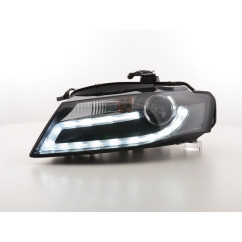 Phare Daylight LED feux de jour Audi A4 2008-2011 noir 