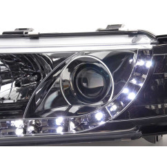 Phare Daylight LED DRL look Audi A3 type 8L 96-00 chrome 