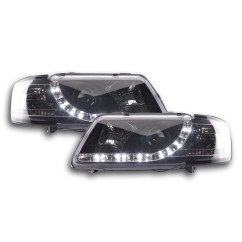 Phare Daylight LED DRL look Audi A3 type 8L 96-00 noir 