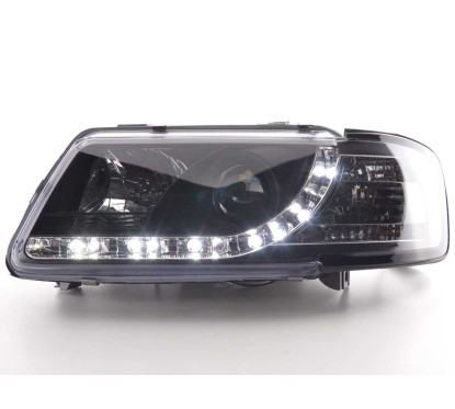 Phare Daylight LED DRL look Audi A3 type 8L 96-00 noir