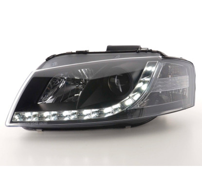 Phare Daylight LED feux de jour Audi A3 type 8P 03-08 noir