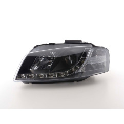 Phare Daylight LED feux de jour Audi A3 type 8P 03-08 noir 