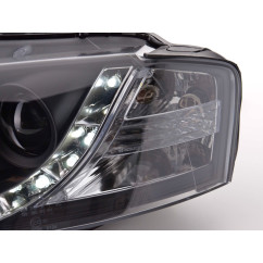 Phare Daylight LED feux de jour Audi A3 type 8P 03-08 noir 