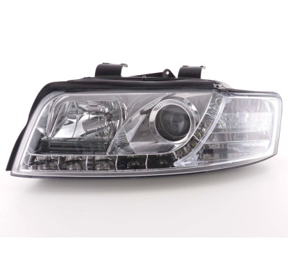 Phares Daylight Audi A4 type 8E 01-04 chrome 