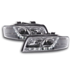 Phare Daylight LED Feux Diurnes Audi A4 Type 8E 01-04 Chrome 