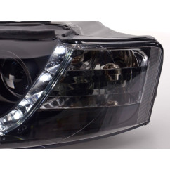 Phare Daylight LED Feux Diurnes Audi A4 Type 8E 01-04 Noir 